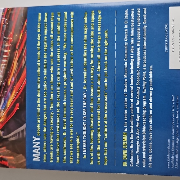 Dr. David Jeremiah book I never thought I'd see the day spiritual encouragement - Picture 3 of 6